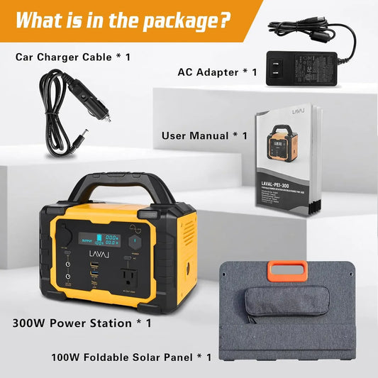SunStream 300 Portable Solar Power Station for Home, RV & Outdoor Emergencies
