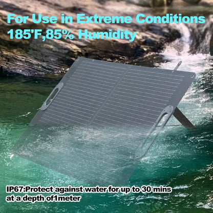 ELEKproTEK SolarPack 100 – Foldable 100 W Portable Solar Panel