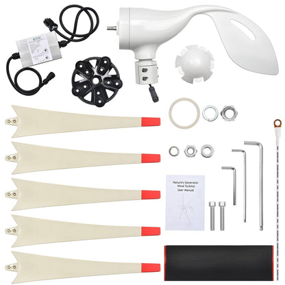 Lithium 3600 Solar + Wind Generator 7200W + Portable Generator For Home Backup